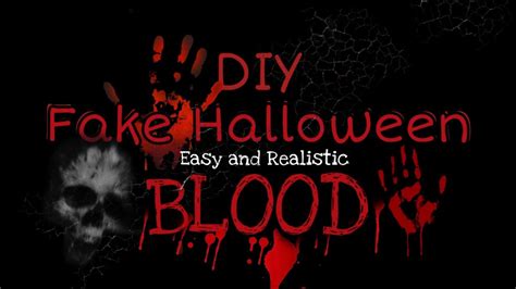 does fake halloween blood come out of clothes|homemade blood for halloween.